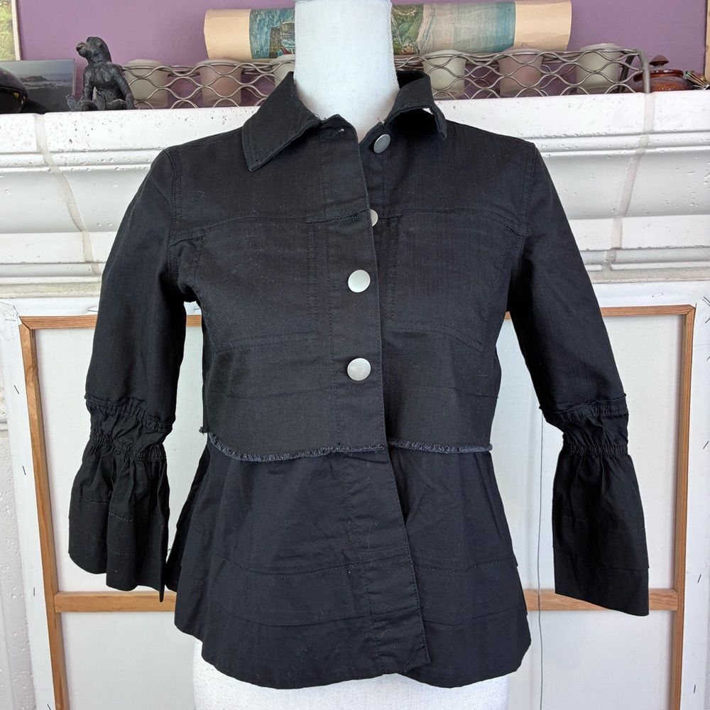 Kate & Mallory Bridgerton vibe Flared Sleeve Blazer on sz 4-6 mannequin